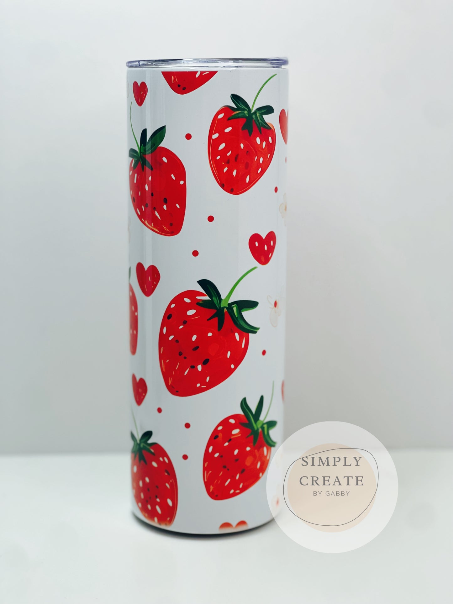 Strawberry tumbler