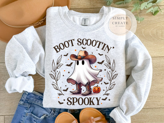 Western Ghost crew neck sweater